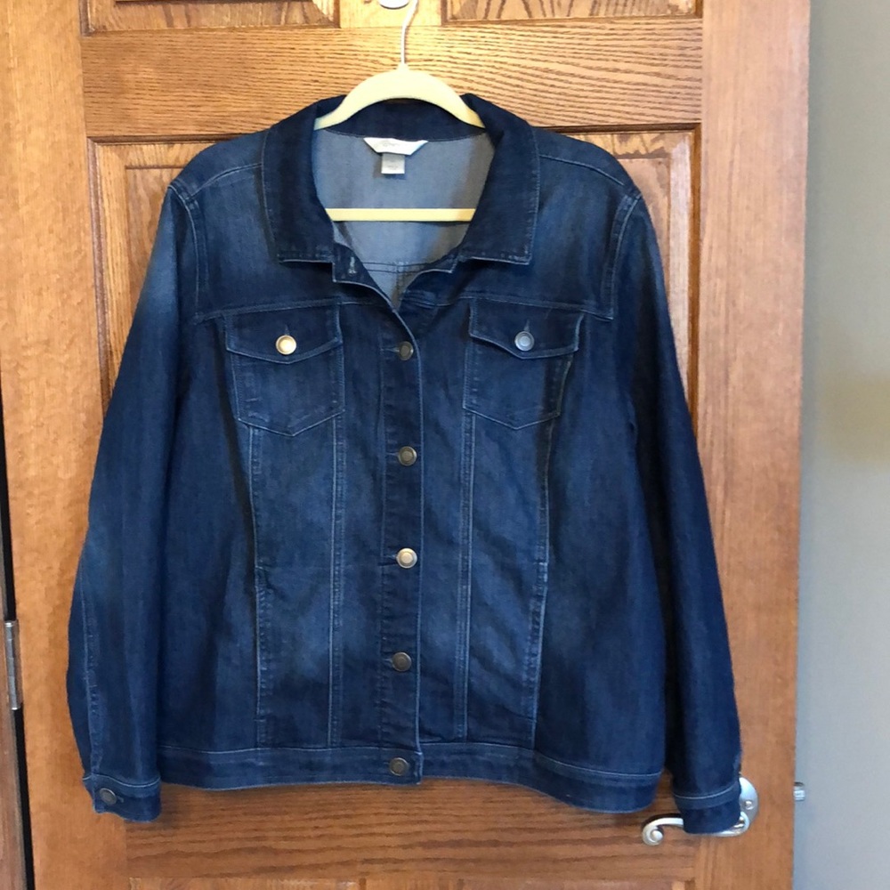 CJ Banks Denim Jacket NWOT